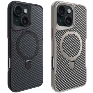Цветной TPU+PC с металлическими кнопками, кольцом и MagSafe для Apple iPhone 16 Pro Max