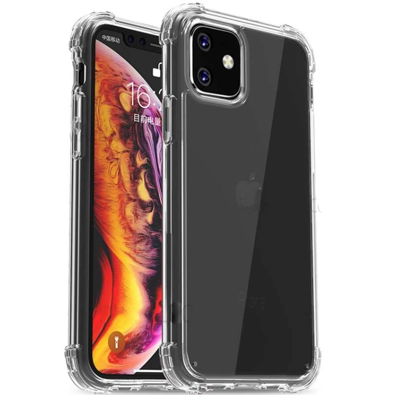 

TPU+PC чехол iPaky Crystal с усиленными углами для Apple iPhone 12 mini (5.4") (Прозрачный), Прозорий