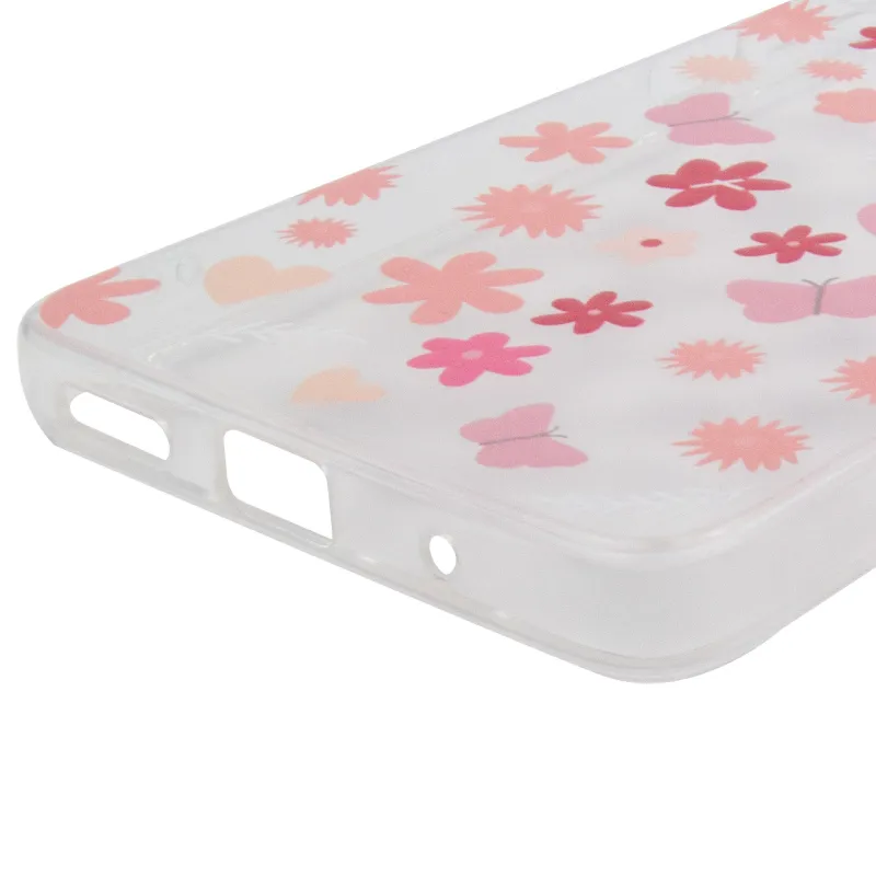Чохол TPU Clear Joy для Motorola Moto G17 Power – Butterfly Garden. Фото 6 з 6