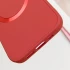 TPU чохол Bonbon з металевими кнопками та MagSafe на Apple iPhone 16 – Червоний / Red. Фото 7 з 7