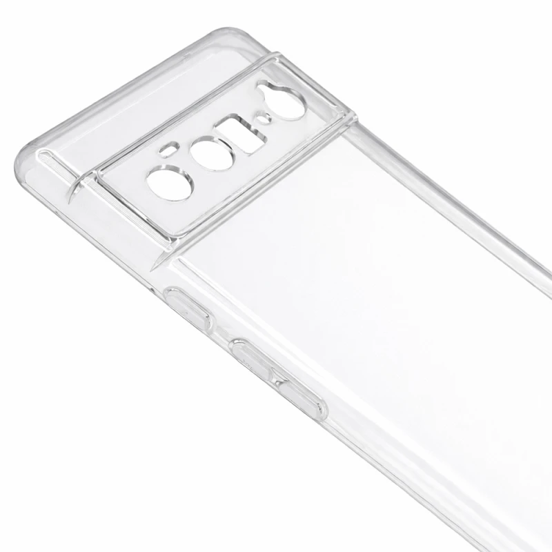 Ультратонкий силиконовый чехол 1,5 мм с защитой камеры для Google Pixel 6 Pro – Бесцветный (прозрачный). Фото 3 из 3