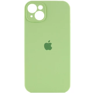 Чехол Silicone Case с защитой камеры для Apple iPhone 15 (6.1") фото 1 из 5