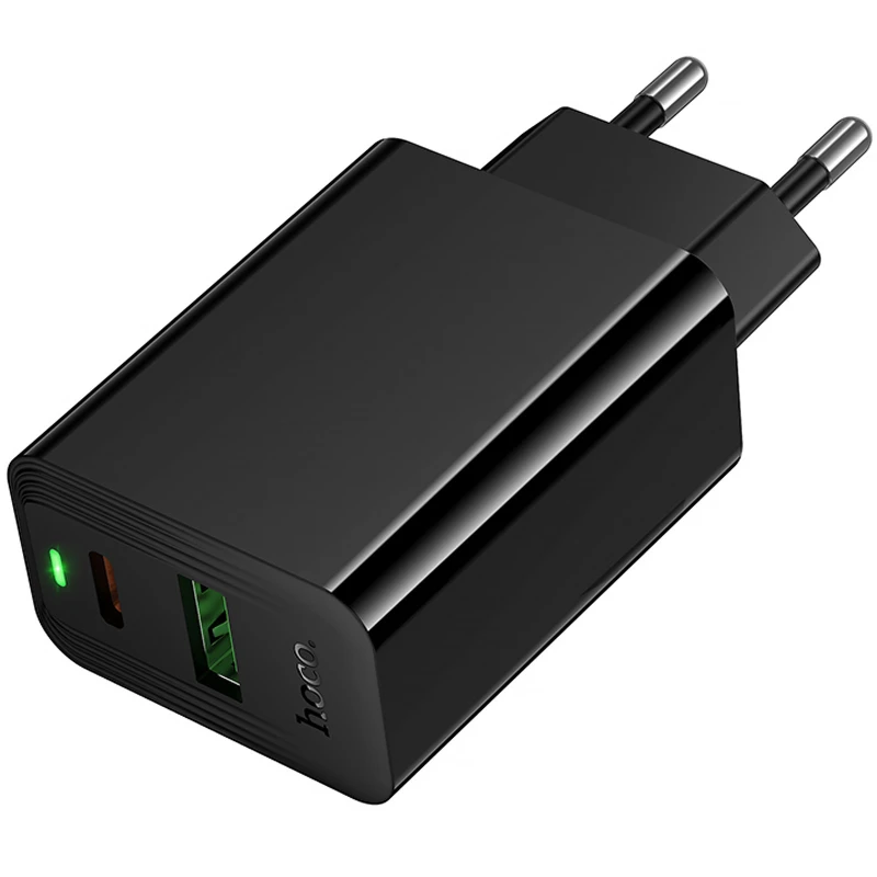 МЗП Hoco CS95A Leader PD30W+QC3.0 (1USB-A/1C) – Black. Фото 3 з 5