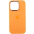 Чохол Silicone Case з металевими кнопками на Apple iPhone 14 Pro (6.1") – Помаранчевий / Marigold. Фото 3 з 9