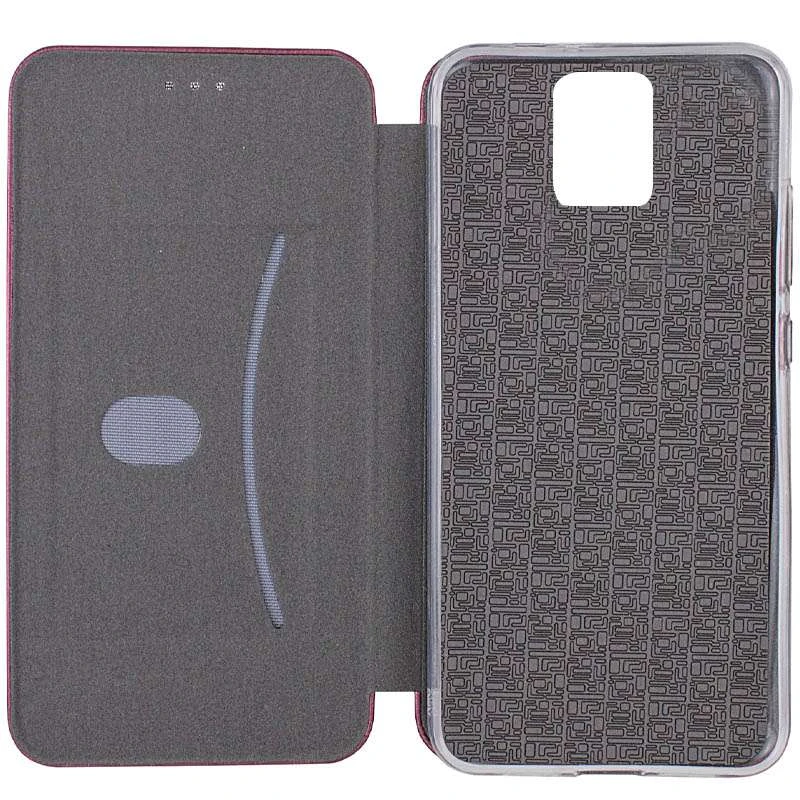 Чехол-книжка классический для Xiaomi Redmi Note 9s / Note 9 Pro / Note 9 Pro Max – Бордовый. Фото 5 из 5