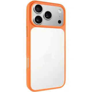 TPU+PC з металевими кнопками на Apple iPhone 17 Pro Max (6.9") — Помаранчевий / Orange