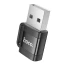Перехідник Hoco UA31D OTG USB male to Type-C female USB2.0 – Black. Фото 3 з 5
