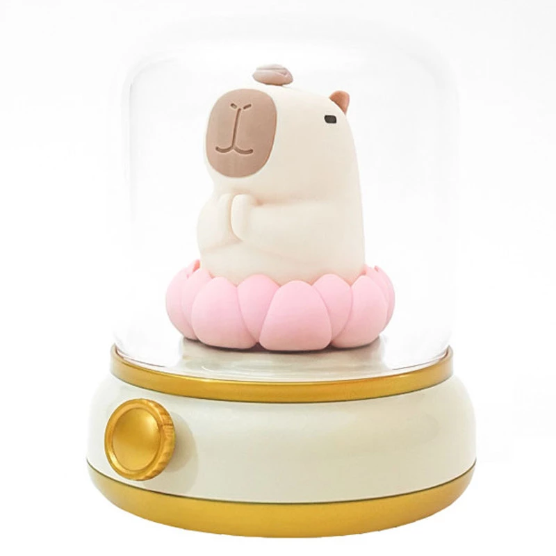 Нічник Capybara and Lotus – Yellow. Фото 1 з 7