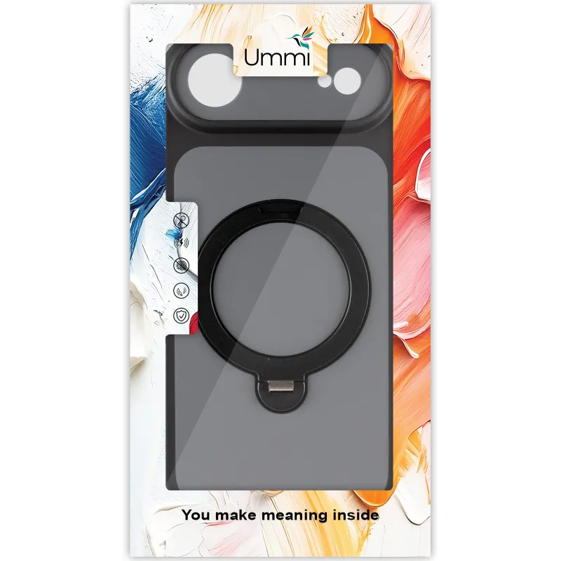 Чехол Ummi Full Camera with Magnetic Fit HQ Ring для Apple iPhone 17 Air (6.5") – Black. Фото 3 из 10