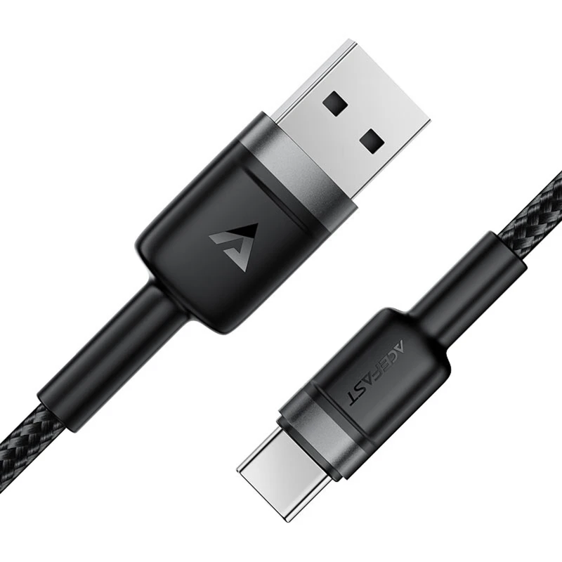 Дата кабель Acefast C22-04 USB to Type-C 60W (1.2m) – Black. Фото 4 з 4