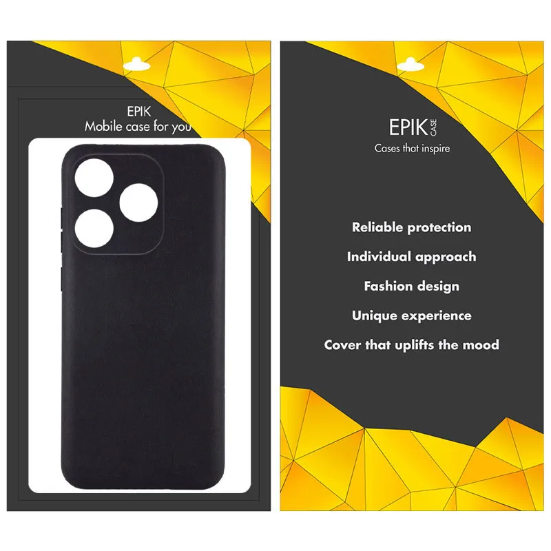 Чорний силіконовий чохол Epik із захистом камери на ZTE Nubia V60 Design – Чорний. Фото 2 з 2