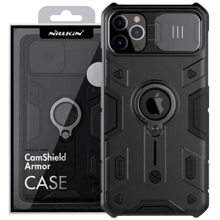 Пластиковая накладка Nillkin Armor со шторкой для камеры для Apple iPhone 11 Pro Max (6.5") фото 1 Пластиковая накладка Nillkin Armor со шторкой для камеры для Apple iPhone 11 Pro Max (6.5") фото 1 из 1