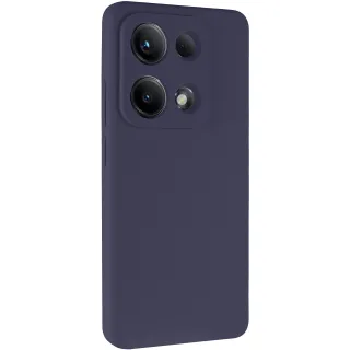 Чохол Silicone Case Lakshmi Premium із закритою камерою для Xiaomi Redmi Note 14S — Темно-синій / Midnight blue