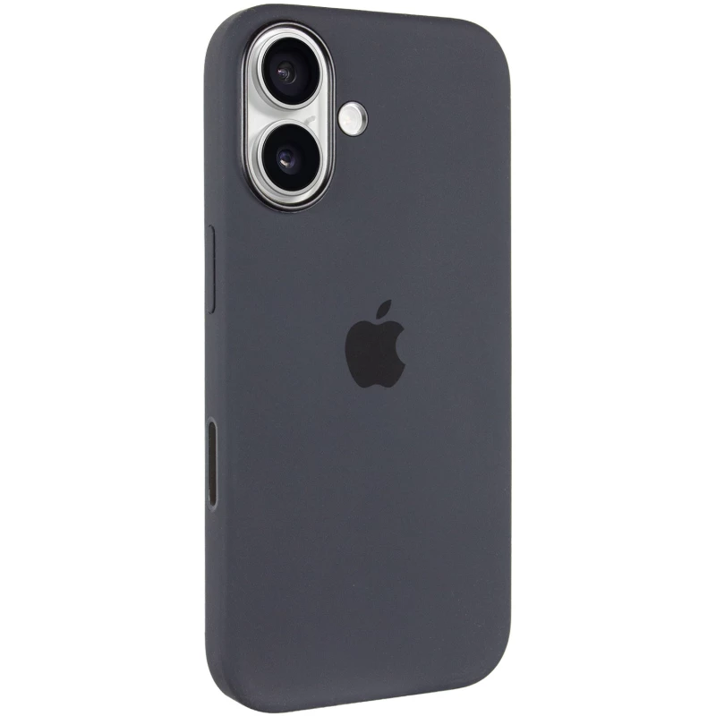 Силіконовий чохол ААА with Magsafe connection для Apple iPhone 16 – Black. Фото 2 з 11