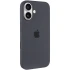 Силиконовый чехол ААА with Magsafe connection для Apple iPhone 16 Plus – Black. Фото 1 из 7