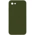 Чехол Silicone Case Square L с защитой камеры для Apple iPhone 6/6s (4.7") – Зеленый / Dark Olive. Фото 1 из 1