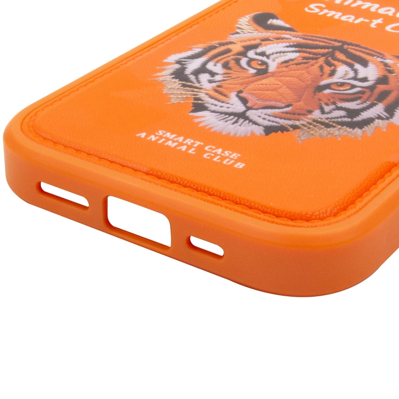 TPU+PC чехол Animal Club для Apple iPhone 17 (6.3") – Hermes Orange. Фото 6 из 7