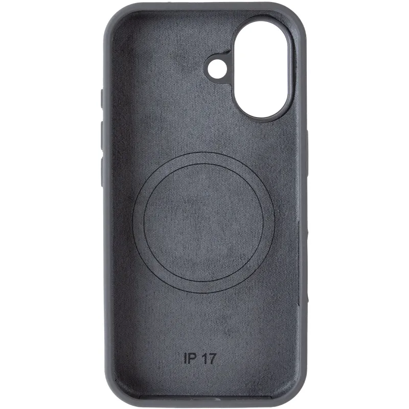 Чохол Silk Duo Color (AA) NO LOGO with Magnetic Fit для Apple iPhone 17 (6.3") – Gray. Фото 5 з 7