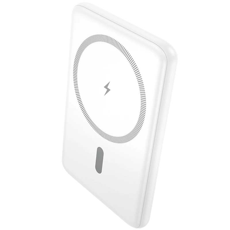 Портативний ЗП Power Bank Hoco J140A Tony ultra-thin PD20W з БЗП 5000 mAh – White. Фото 2 з 3