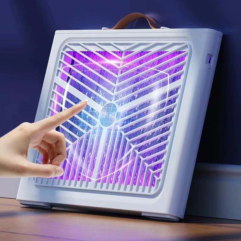 Ловушка для насекомых с UV подсветкой GB-08 Trident with battery 1200 mAh – White. Фото 2 из 5