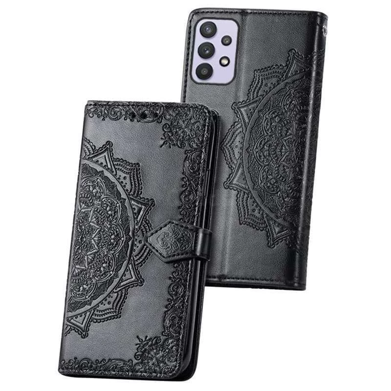 Шкіряний чохол-книжка Art Case з візитницею для Samsung Galaxy A72 4G / A72 5G – Чорний. Фото 3 з 6