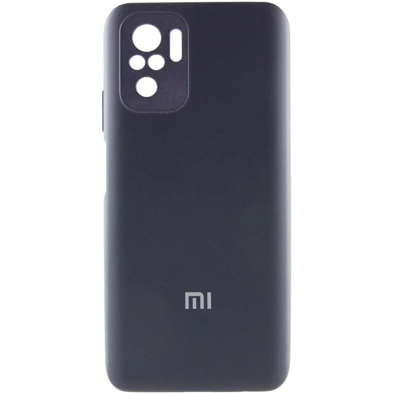 

Чехол Silicone Case с закрытым низом и защитой камеры для Xiaomi Redmi Note 10 / Note 10s (Темно-синий / Midnight blue), Темно-синій / midnight blue