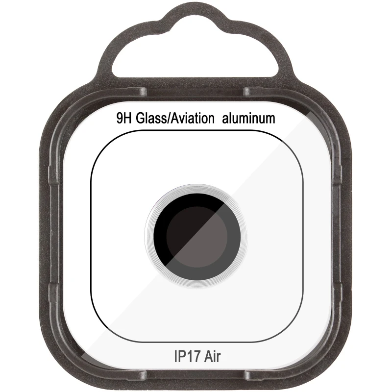 Металеве захисне скло на камеру на Apple iPhone 17 Air (6.5") – Срібний / Silver. Фото 4 з 12
