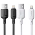 Дата кабель Baseus Silky Series OS Fast Charging USB to Lightning 2.4A (1m) (P1037770) фото 1 з 1