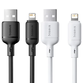 Дата кабель Baseus Silky Series OS Fast Charging USB to Lightning 2.4A (2m) (P1037770) фото 1 з 2