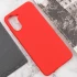 Кольоровий силіконовий чохол на Realme 10 4G – Червоний. Фото 4 з 6