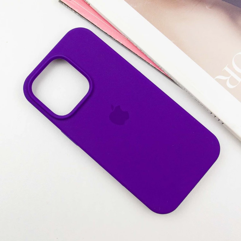 Чехол Silicone Case с закрытым низом для Apple iPhone 16 Pro Max – Фиолетовый / Ultra Violet. Фото 4 из 11