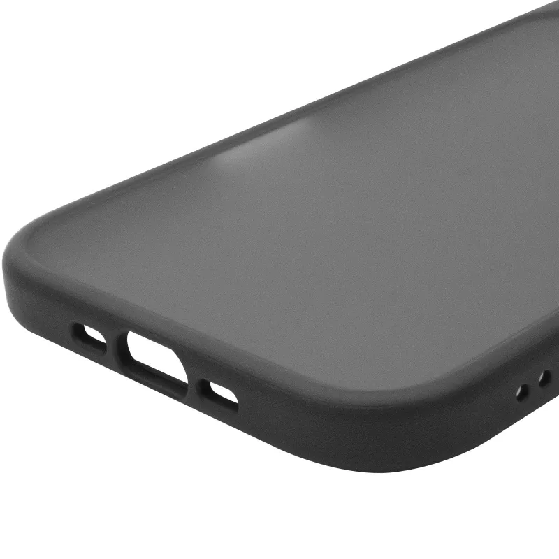 TPU+PC с металлическими кнопками для Apple iPhone 17 Air (6.5") – Черный / Black. Фото 7 из 7