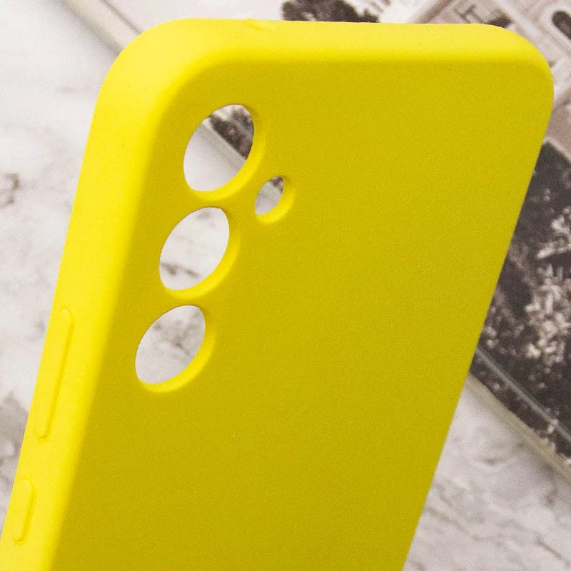 Чохол Silicone Case Lakshmi Premium із закритою камерою для Samsung Galaxy S24+ – Жовтий / Yellow. Фото 9 з 9