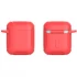 Силиконовый футляр Armor с карабином для Airpods – Красный. Фото 1 из 3