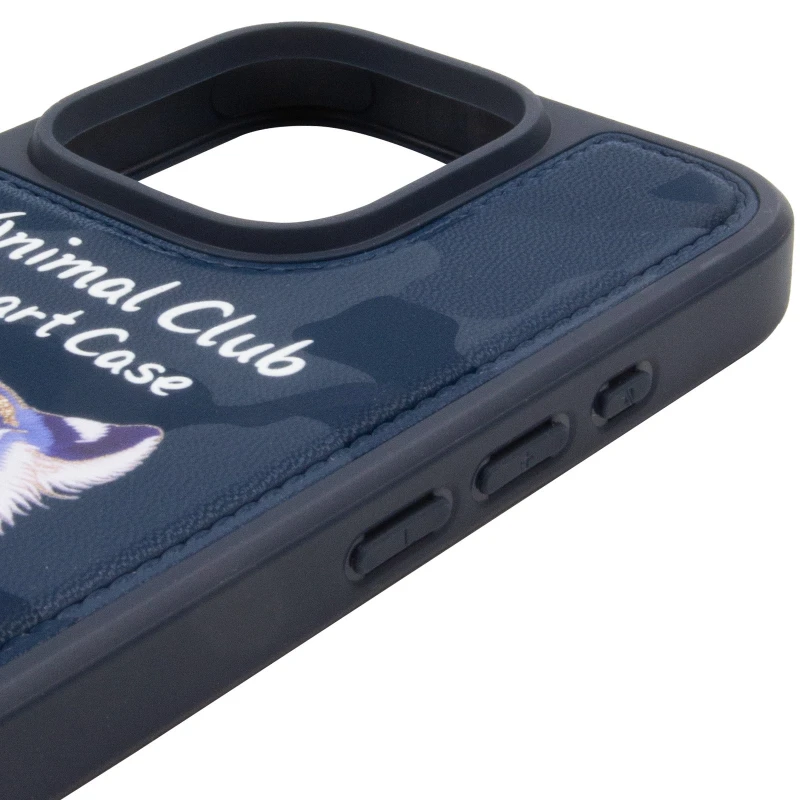 TPU+PC чохол Animal Club для Apple iPhone 16 Pro – Royal Blue. Фото 5 з 6