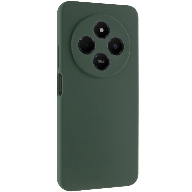 Чохол Silicone Case Lakshmi Premium із закритою камерою для Xiaomi Redmi 14C / Poco C75 – Зелений / Cyprus Green. Фото 2 з 8