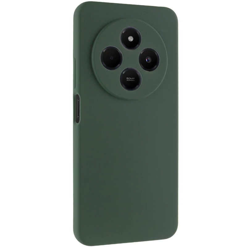 Чохол Silicone Case Lakshmi Premium з закритою камерою на Xiaomi Redmi 14C / Poco C75 – Зелений / Cyprus Green. Фото 2 з 8