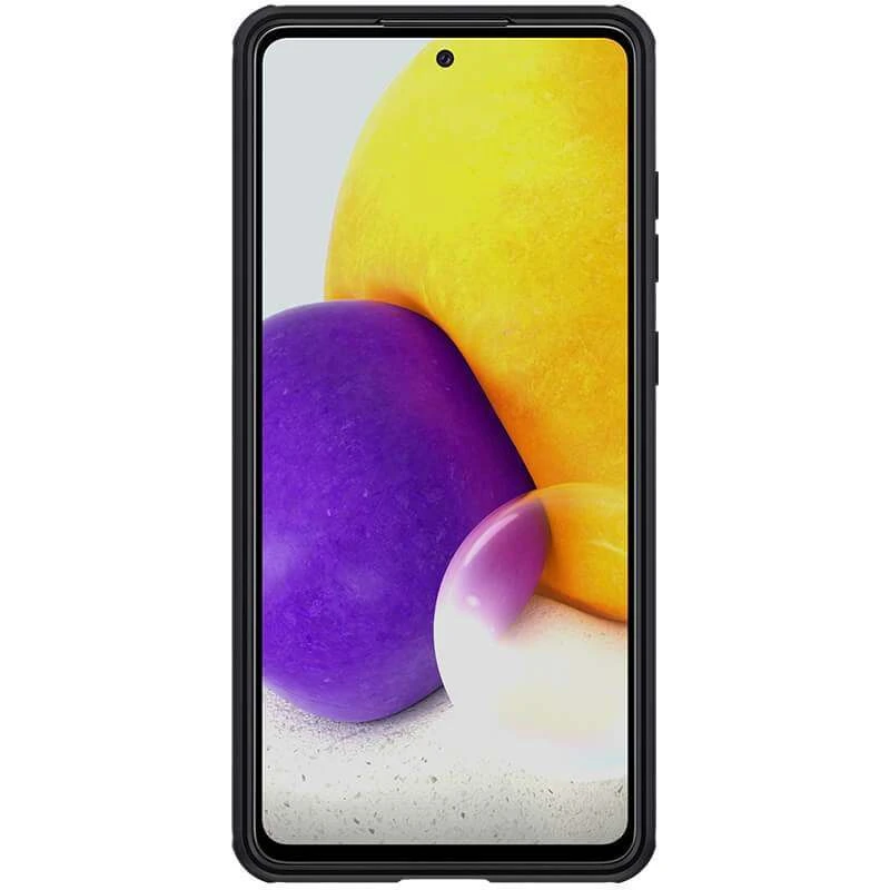 Карбована накладка Nillkin зі шторкою для камери на Samsung Galaxy A52 4G / A52 5G – Чорний / Black. Фото 2 з 8