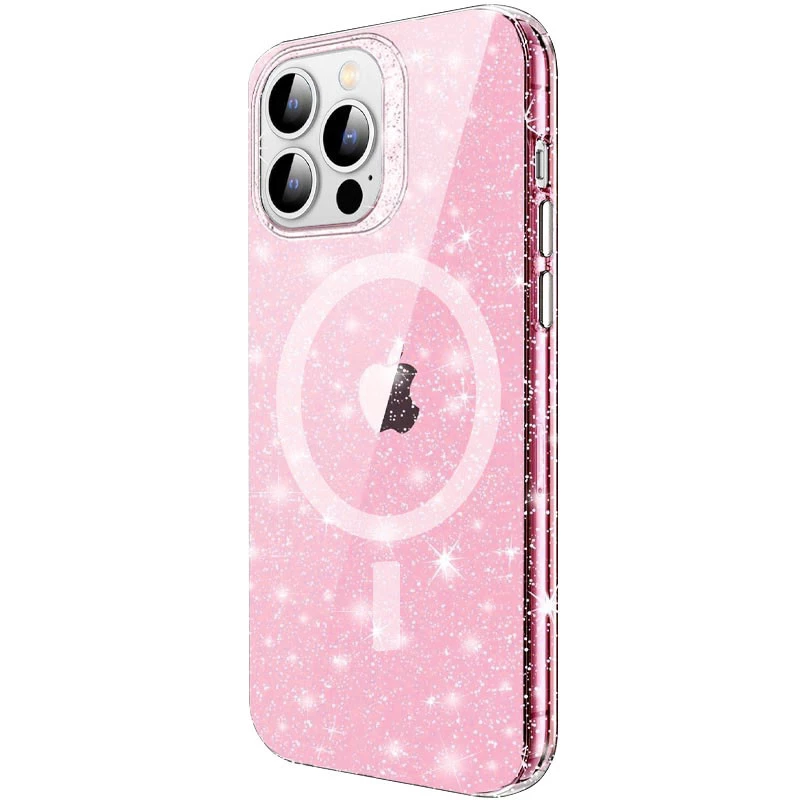 

Звездный чехол с MagSafe на Apple iPhone 13 Pro (6.1") (Pink)