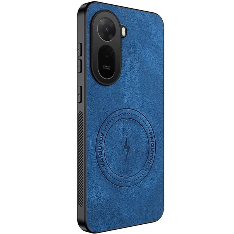 TPU+PC чохол Nappa Texture Magnetic Case для Xiaomi Redmi A7 Pro 4G – Blue. Фото 1 з 1