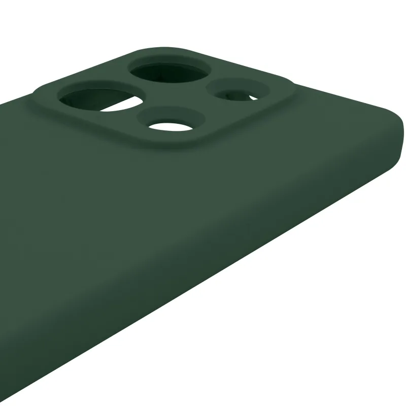 Чохол Silicone Case Lakshmi Premium із закритою камерою для Xiaomi Redmi Note 14S – Зелений / Cyprus Green. Фото 7 з 8