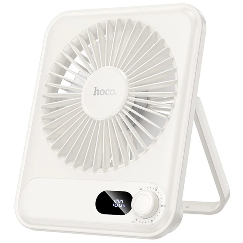 Портативный вентилятор Hoco HX607 handheld folding fan 2000 mAh фото 1 из 1