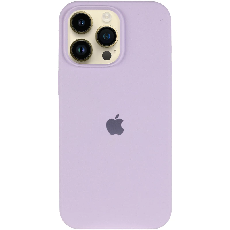 Чохол Silicone Case (AA) Logo with MagSafe для Apple iPhone 16 Pro – Бузковий / Lilac. Фото 3 з 7