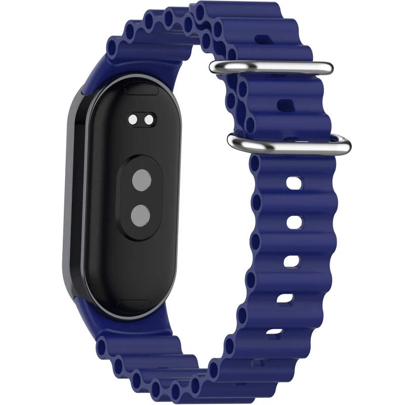 Ремінець Ocean Band для Xiaomi Mi Band 9/8 – Синій / Blue. Фото 6 з 8