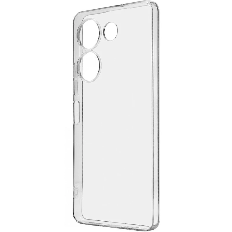 Ультратонкий силіконовий чохол 1,5 мм з захистом камери на TECNO Camon 20 Pro (CK7n) – Безбарвний (прозорий). Фото 3 з 3