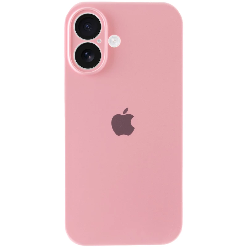 Чохол Silicone Case з захистом камери на Apple iPhone 16 Plus – Рожевий / Light pink. Фото 6 з 8