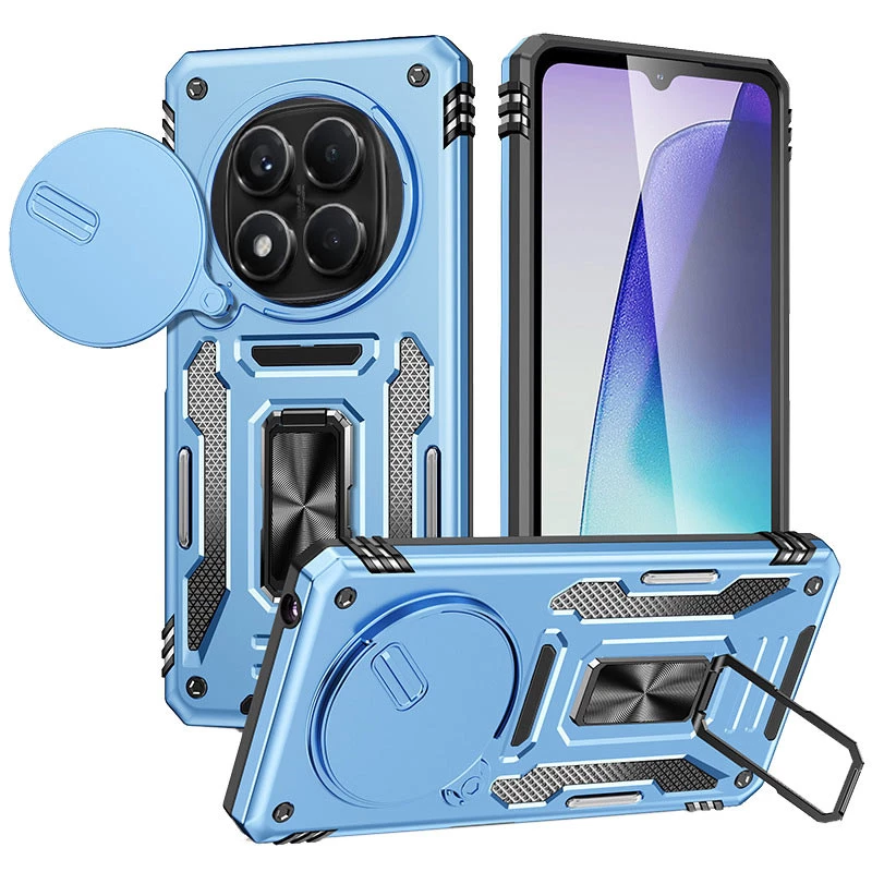 Ударопрочный чехол Square Ring c шторкой на камеру для Xiaomi Redmi Note 14 Pro 4G – Голубой / Light Blue. Фото 1 Ударопрочный чехол Square Ring c шторкой на камеру для Xiaomi Redmi Note 14 Pro 4G – Голубой / Light Blue. Фото 1 из 1