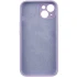 Чехол с защитой камеры Silicone Case для Apple iPhone 14 (6.1") – Сиреневый / Lilac. Фото 4 из 6