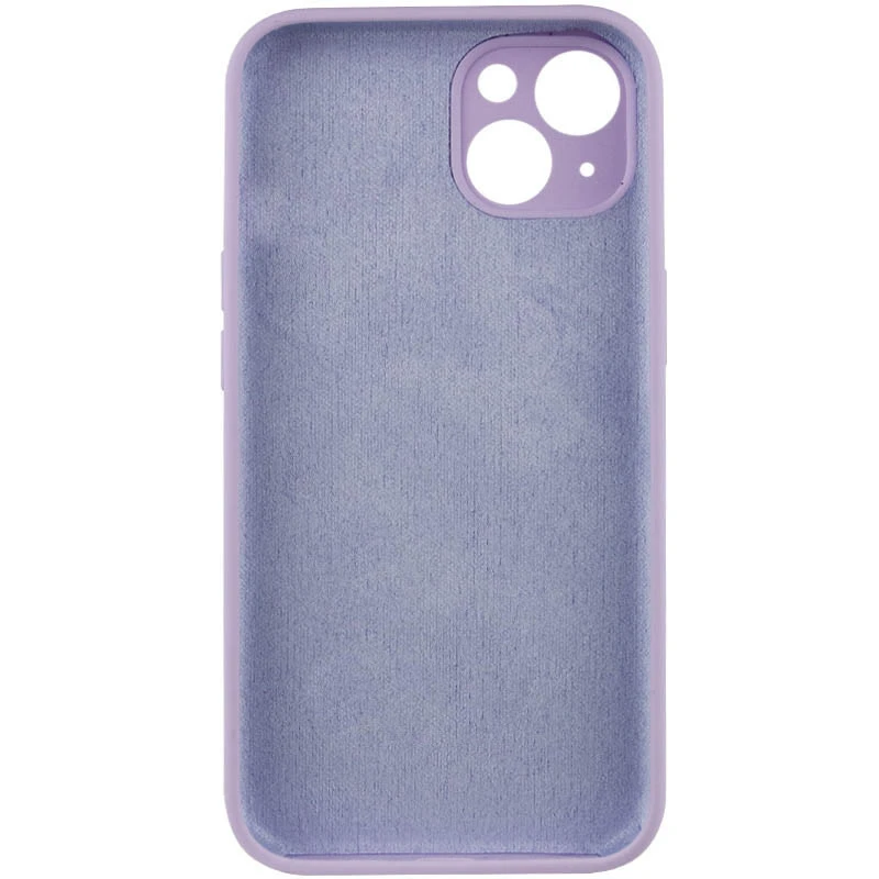 Чохол з захистом камери Silicone Case для Apple iPhone 15 (6.1") – Бузковий / Lilac. Фото 4 з 6