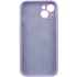 Чехол с закрытым низом Silicone Case для Apple iPhone 16 – Сиреневый / Lilac. Фото 7 из 12